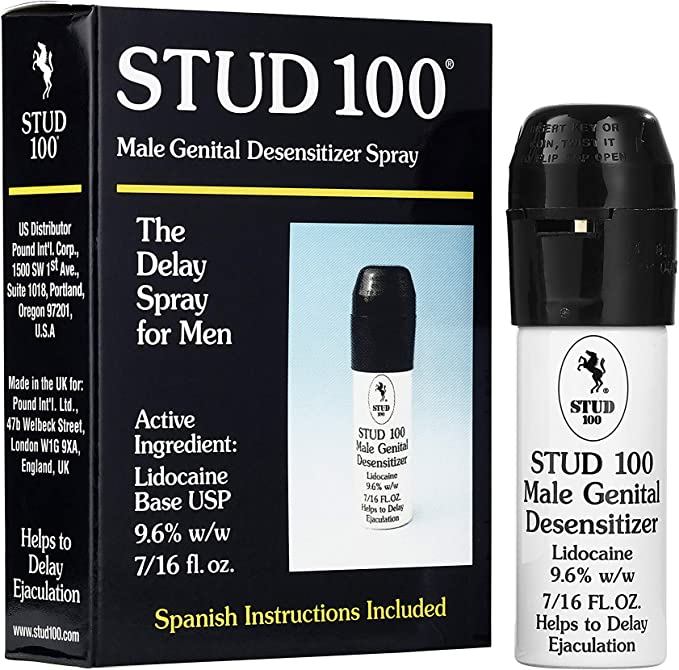 STUD 100 Male Genital Desensitizer Spray, 7/16- Fl. Ounce