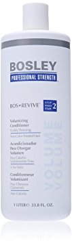 Bosley Bos Revive Volumizing Conditioner for Visibly Thinning Non Color-Treated Hair, 33.8 Ounce