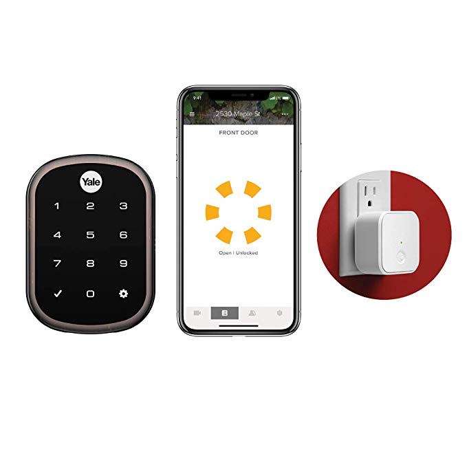 Yale Security YRD256-CBA-0BP Assure SL Connected by August Touchscreen Smart Lock, Oil Rubbed Bronze