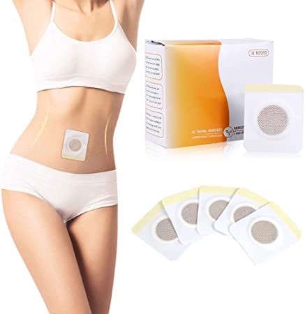 Slim Patch, 30pcs/50pcs/100pcs Belly Slimming Patches Navel Stick Burning Fat Weight Loss for Body Beauty Waist Abdominal Fat Removal(50pcs Pack with OPP Bag)