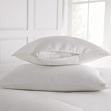 Peacock Alley Down Alternative Pillows | Enjoy The Softness of Down Without The allergens | Available in 2 Sizes and Features a 300 Thread Count Sateen Cover (King, Medium)