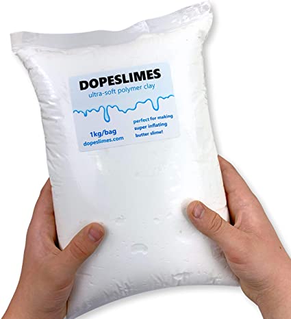Dope Slime's Huge Soft Inflating Clay for Slime or Craft - 1kg Bag