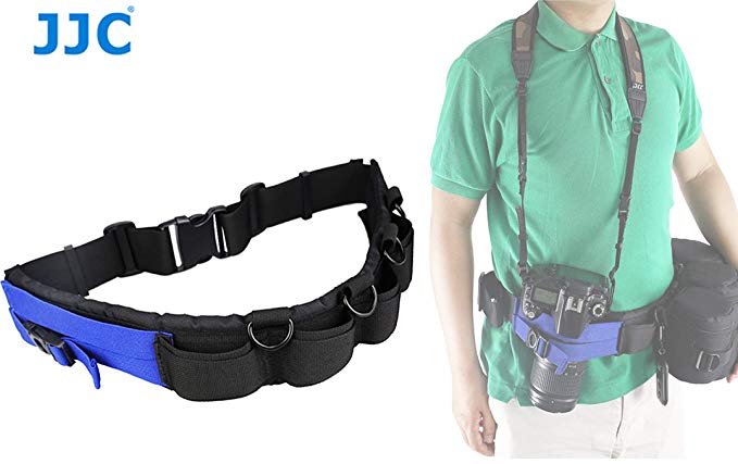 JJC GB-1 Photography Utility Belt, Gear Belt, Accessory Belt, Speed Belt, for Carrying Gear Bags, Lens Pouches, Flash, Accessories, Belt Components, Equipment, Modular Component