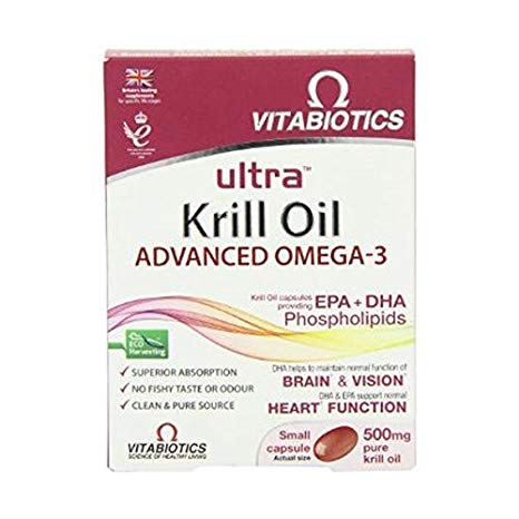 (10 PACK) - Vitabiotics Ultra Krill Oil Capsules | 30s | 10 PACK - SUPER SAVER - SAVE MONEY