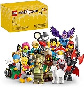 LEGO Minifigures Series 25 6 Pack, Mystery Blind Box, includes 6 Surprise Minifigures, Collectible Gift for Boys, Girls and Kids Ages 5 and Up, 66763