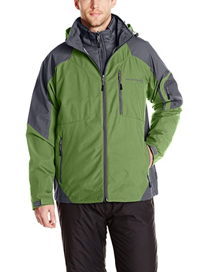 Free Country Men's Waterproof Stretch 3-in-1 Systems Jacket with Puffer Inner