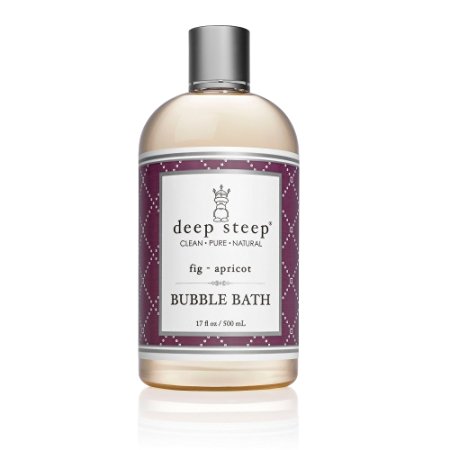 Deep Steep Bubble Bath, Fig Apricot, 17 Ounce