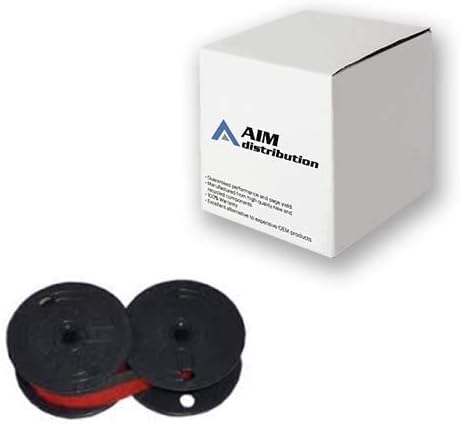 AIM Compatible Replacement for RB-2 Black/Red P.O.S. Printer Ribbons (6/PK)
