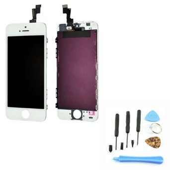 Group Vertical White Replacement LCD Touch Screen Display Digitizer for Apple iPhone 5S Smartphone  TOOLS A1533 A1457 A1453 A1528 A1530
