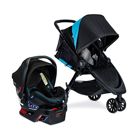 Britax B-Lively & B-Safe Gen2 Flexfit Travel System, Cool Flow Teal