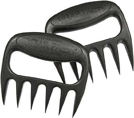 Original BEAR PAWS Pulled Pork Shredder Claws - BBQ Meat Handler Forks