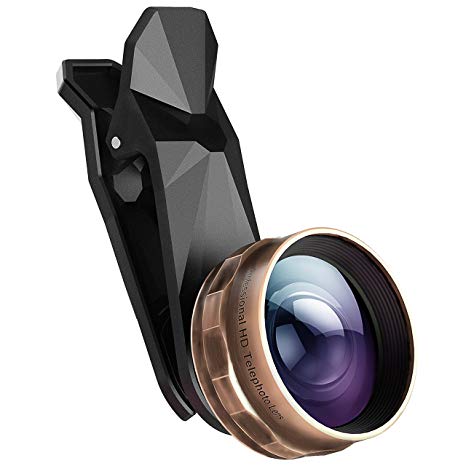 VTIN 2X HD Phone Lens Camera Lens Kit with 2X Optical Zoom for iPhone 6 plus Samsung and Android Smartphone