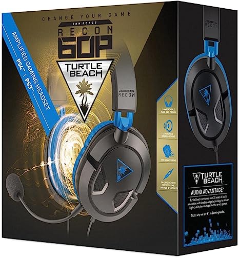 Turtle Beach Recon 60P Amplified Stereo Gaming Headset - PS4, PS4 Pro, Xbox One and Xbox One S