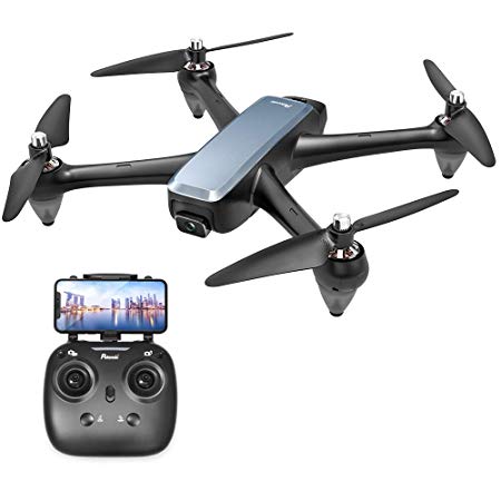 GPS FPV RC Drone, Potensic D60 Drone with 1080P Camera Live Video and GPS Return Home, RC Quadcopter for Adults with Strong Brushless Motors, Follow Me and 5G WiFi Transmission