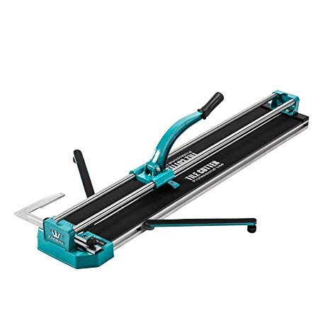 CO-Z Manual Tile Cutter 40 Inch Cutting Length Professional Porcelain Ceramic Floor Tile Cutter Machine Adjustable Laser Guide for Precision Cutting (40 inch)