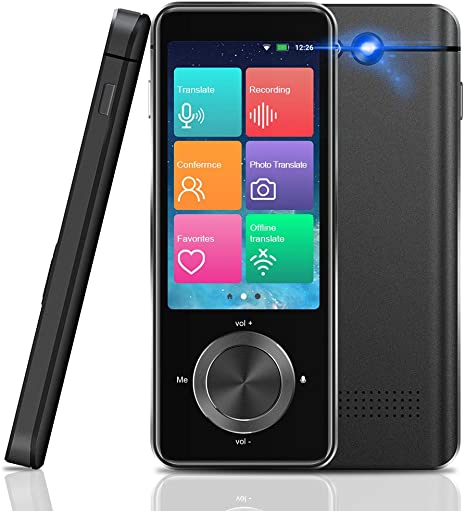 Upgraded Language Translator Device, Portable Voice Translator All Languages 108  Countries WiFi/Hotspot/Offline Two Way Instant Voice Translator 3.0 in Touch Screen