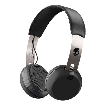 Skullcandy S5GBW-J539 Skullcandy Grind Wireless On-Ear Headphones Black