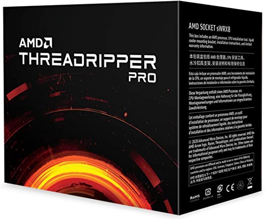 AMD Ryzen Threadripper PRO 3955WX 16-core, 32-thread desktop processor