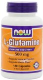 NOW Foods L-Glutamine 500mg 120 Capsules
