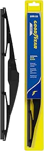 Goodyear Rear 12" Integral Rear Wiper Blade with Polymer Hard Shell Frame, Replacement Rear Window Wiper Blade for Integral Wiper Arms, Pack of 1