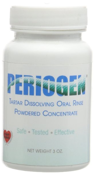 Periogen Tartar Dissolving Oral Rinse Powdered Concentrate 3oz 45 Day Supply