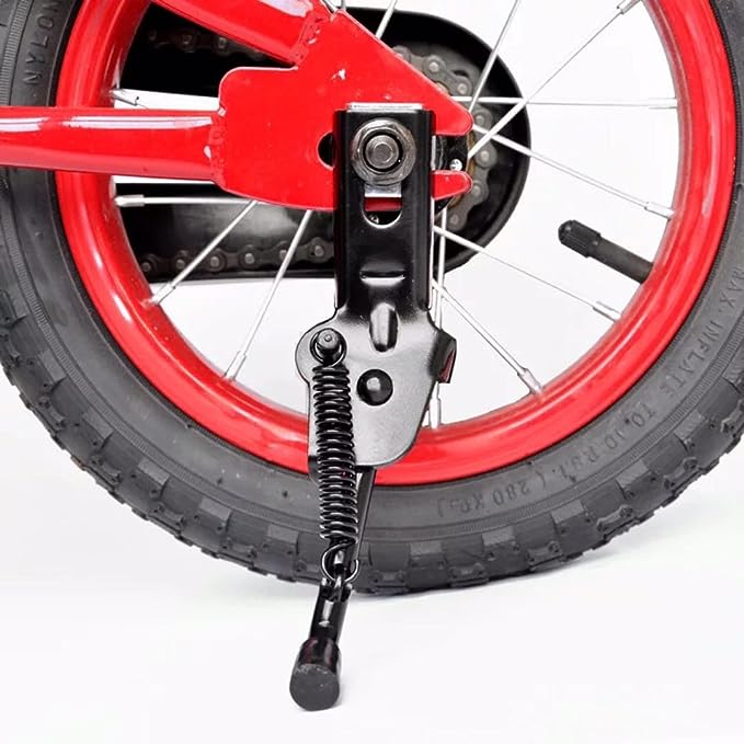 AISHEMI Alloy Bike Bicycle Kickstand Single Non-Slip Bicycle Side Stand Support Rear Mount Stand for 14" 16" 18" Kids Bike