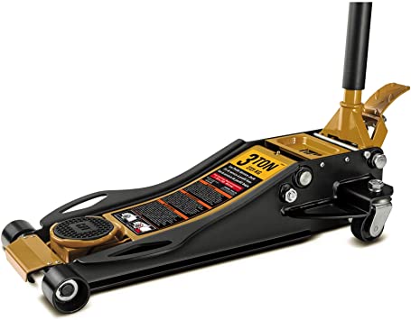 CAT 3 Ton Low Profile Fast Lift Floor Jack 3 inch to 19-1/2 inch Range - 240109
