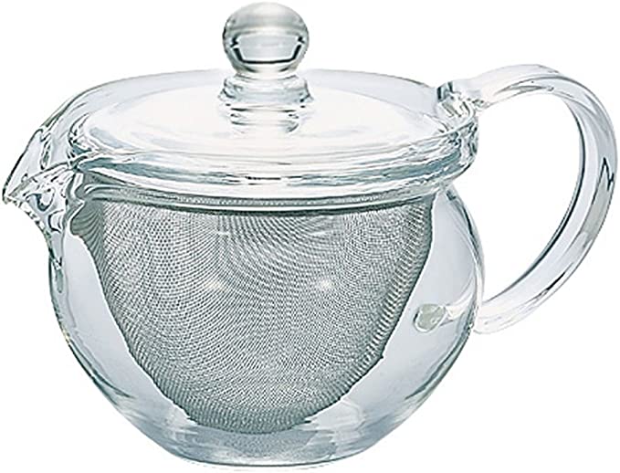 Hario Chacha Kyusu Maru Tea Pot (300ml) Glass