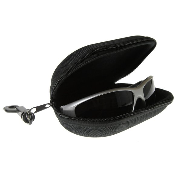 zeroUV - Zipper Capsule Sunglass Eyewear Case Nylon w/ Key Chain