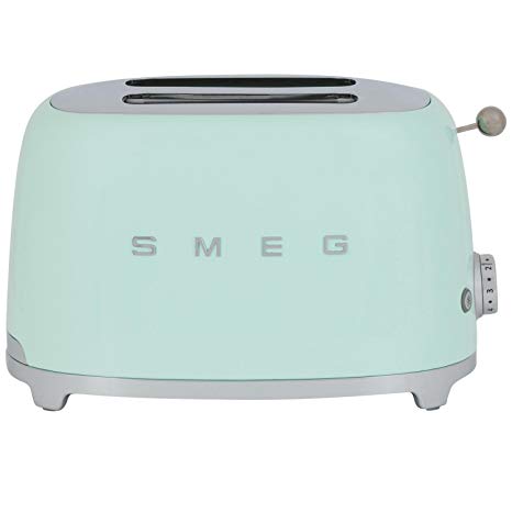 Smeg TSF01PGUK Retro Pastel Green 2 Slice Toaster