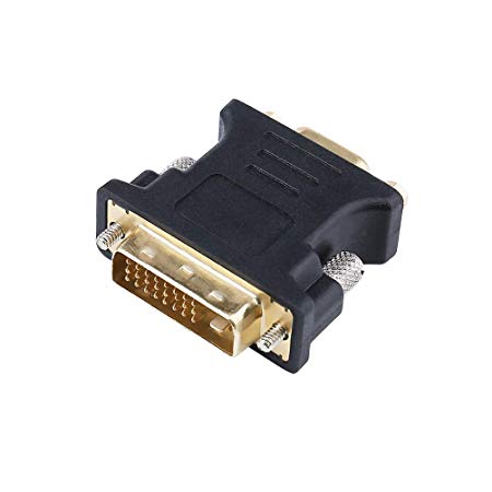 DTECH DVI Male to VGA Female Adapter DVI-I 24 5 Port Converter