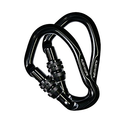 Hunter Safety System Recon Pro High-Strength Locking Carabiners, Rated up to 5600 lbs (2-PACK )