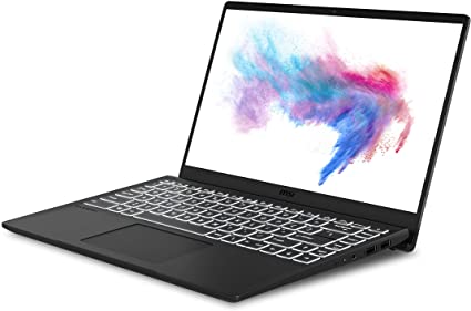 MSI Modern 14 - 14 Inch Full HD Creator Laptop, Intel Core i5-10210U, 8 GB RAM, 256 GB NVMe SSD, Windows 10 Pro