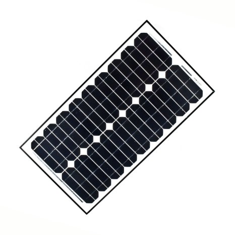 ALEKO® 30W 30-Watt Monocrystalline Solar Panel