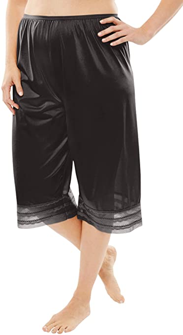 Comfort Choice Women's Plus Size Snip-to-Fit Culotte