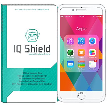 iPhone 7 Plus Screen Protector, IQ Shield Tempered Ballistic Glass Screen Protector for iPhone 7 Plus (Updated Version) 99.9% Transparent HD and Shatter-Proof Shield