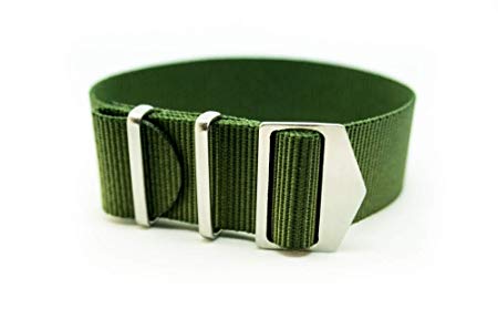 SPRING MADE Premium 22mm and 20mm NATO Strap Watch Band. Nylon Watch Strap with Micro-Adjustment.