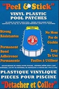 Boxer Adhesives Peel & Stick Vinyl Plastic Pool Patch