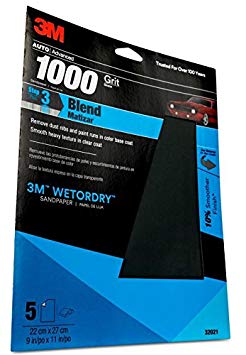 3M 32021 Imperial Wetordry 9" x 11" 1000 Grit Sheet