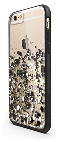 iPhone 6s/6 X-Doria Scene Plus TPU & Polycarbonate Snap-On Protective Designer Shell, Gold Digital Dust