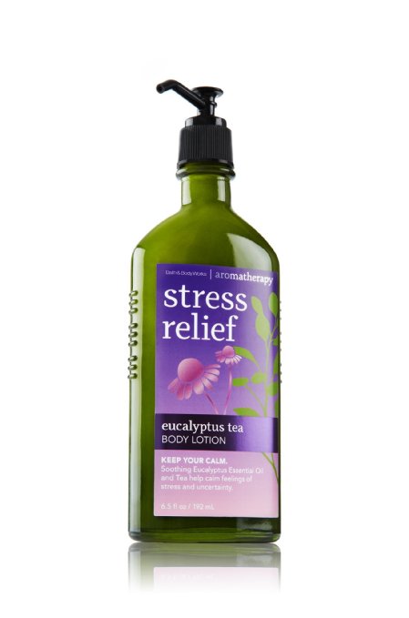 Bath & Body Works Aromatherapy Stress Relief Eucalyptus Tea Body Lotion 6.5 Oz.