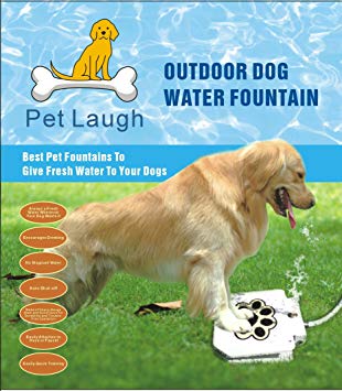 "UPDATED VERSION" Dog Water Fountain Pet Laugh Automatic Dog Waterer Step-on Outdoor Fresh Cold Drinking Water for Dogs, UPDATED VERSION NO LEAKAGE AT ALL