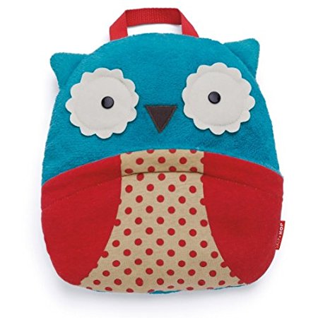 Skip Hop Zoo Little Kid and Toddler Multi-Purpose Travel Blanket & Convertible Pillow, Soft Plush Velour, Multi  Otis Owl