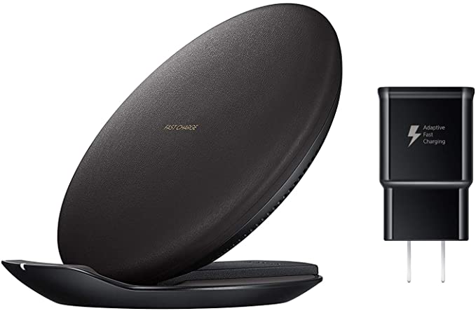 Samsung Fast Charge Wireless Charging Convertible Stand W/ AFC Wall Charger (US Version with Warranty), Black