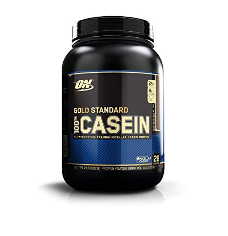 OPTIMUM NUTRITION GOLD STANDARD 100% Casein Protein Powder, Chocolate Cake Batter, 0.91 kg