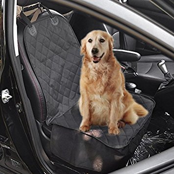 Pettom Dog Bucket Seat Cushion Cover Nonslip Rubber Backing with Anchors for Secure Fit All Cars Trucks and Suvs
