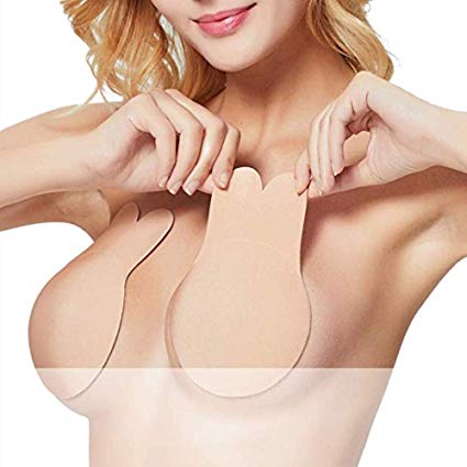 Aisxle Lift Adhesive Bra, Women Invisible Breast Push up Pasties Tape Backless Strapless Self Sticky Nipplecovers