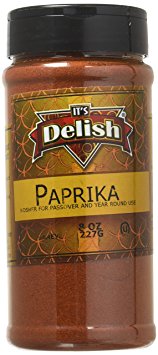 Gourmet Paprika by Its Delish, 8 Oz. Medium Jar