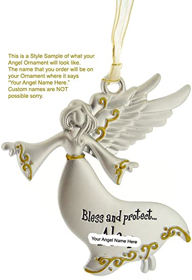 William Guardian Angel - Pewter Ornament Communion Confirmation Gift