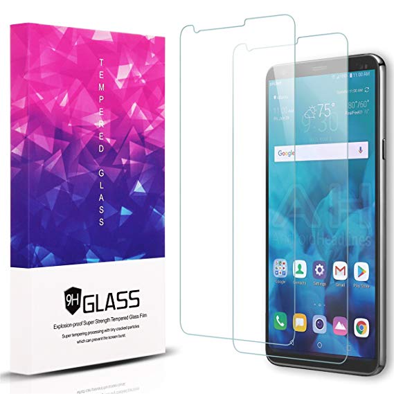 [2 Packs] LG Stylo 4 Screen Protector [Tempered Glass], Tuopuna 2.5D Arc Edges 9H Hardness HD Anti-Scratch Anti-Fingerprint AGC Glass Materials Screen Protectors For LG Stylo 4